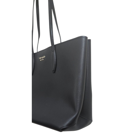 New Kate Spade All Day Large Tote Leather Black Multi - Picture 6 of 16